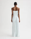 JILLIAN BUSTIER IN COATED VISCOSE LINEN