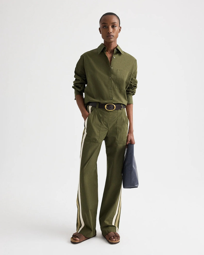 ISABELLE PANT IN VINTAGE WASHED POPLIN
