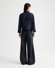 NEXT EX SHIRT WITH RUFFLE IN COTTON SILK ORGANZA