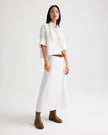 THE ALINE SKIRT IN DROP NEEDLE DOUBLE STRIPE