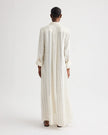 JENNYS GOWN IN LADDER WEAVE LINEN