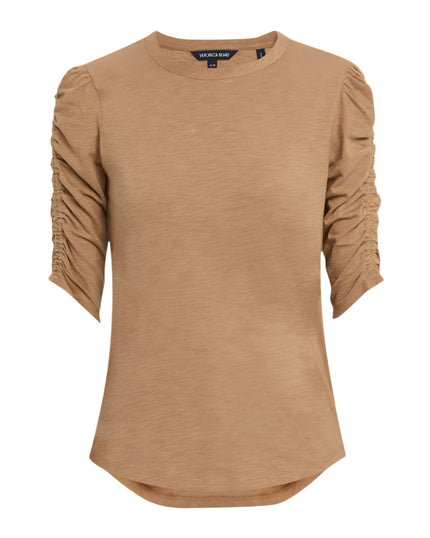 WALDORF RUCHED SLEEVE TSHIRT