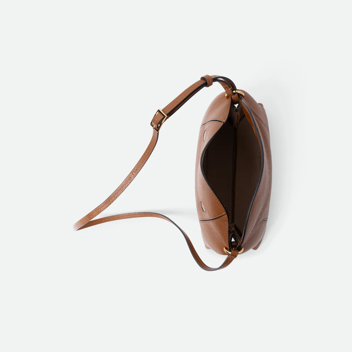 PENELOPE SLOUCH BAG IN TAN CRUST