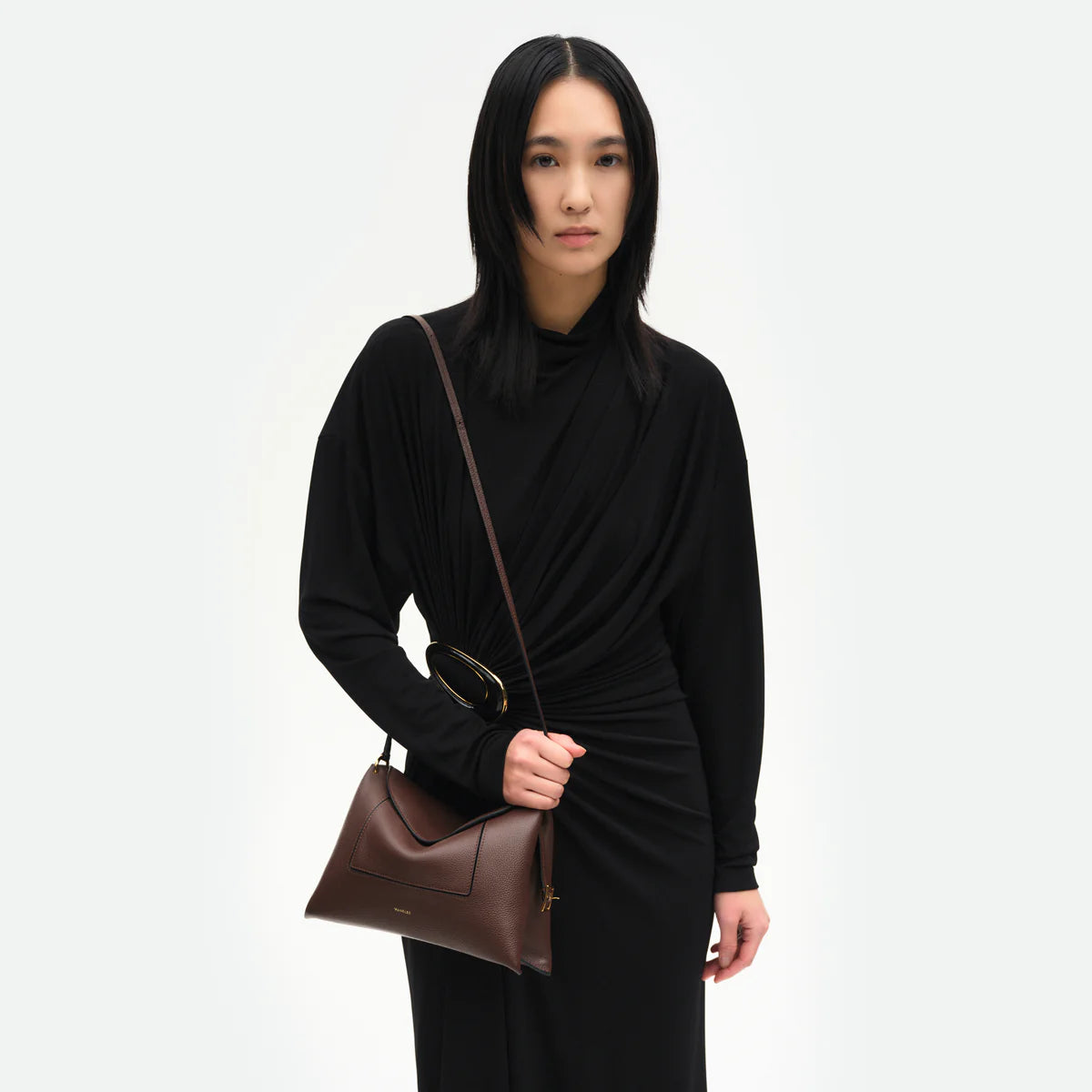 PENELOPE SLOUCH BAG IN COFFEE CRUST