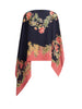 ENCHANTED GARDEN SILK PONCHO