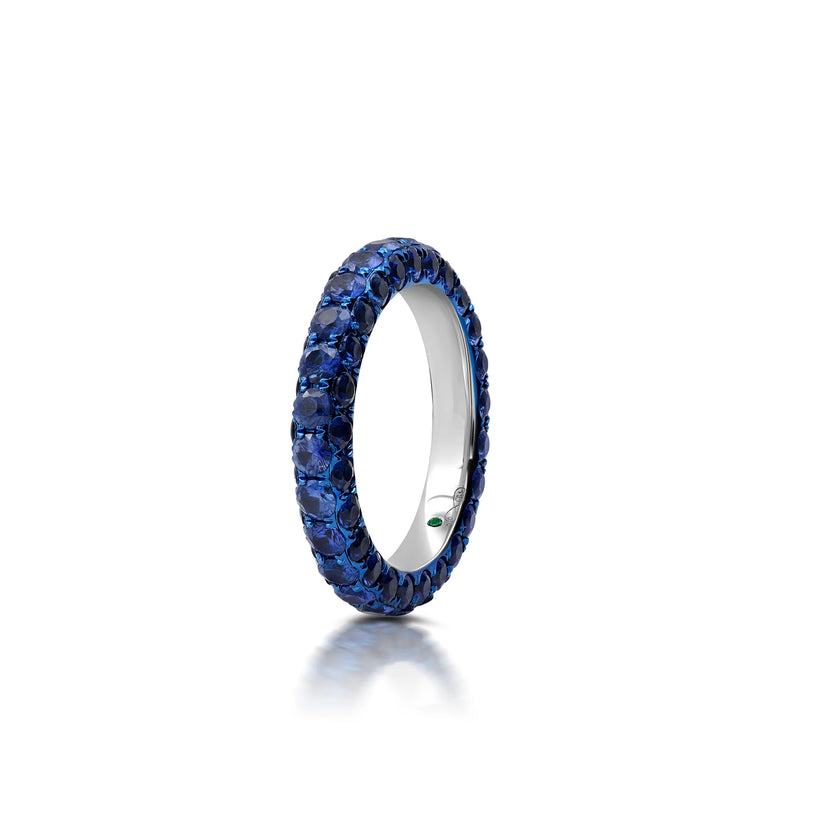 SAPPHIRE 3 SIDED BAND