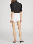 THE GILLIAN TOP IN BLACK MULTI