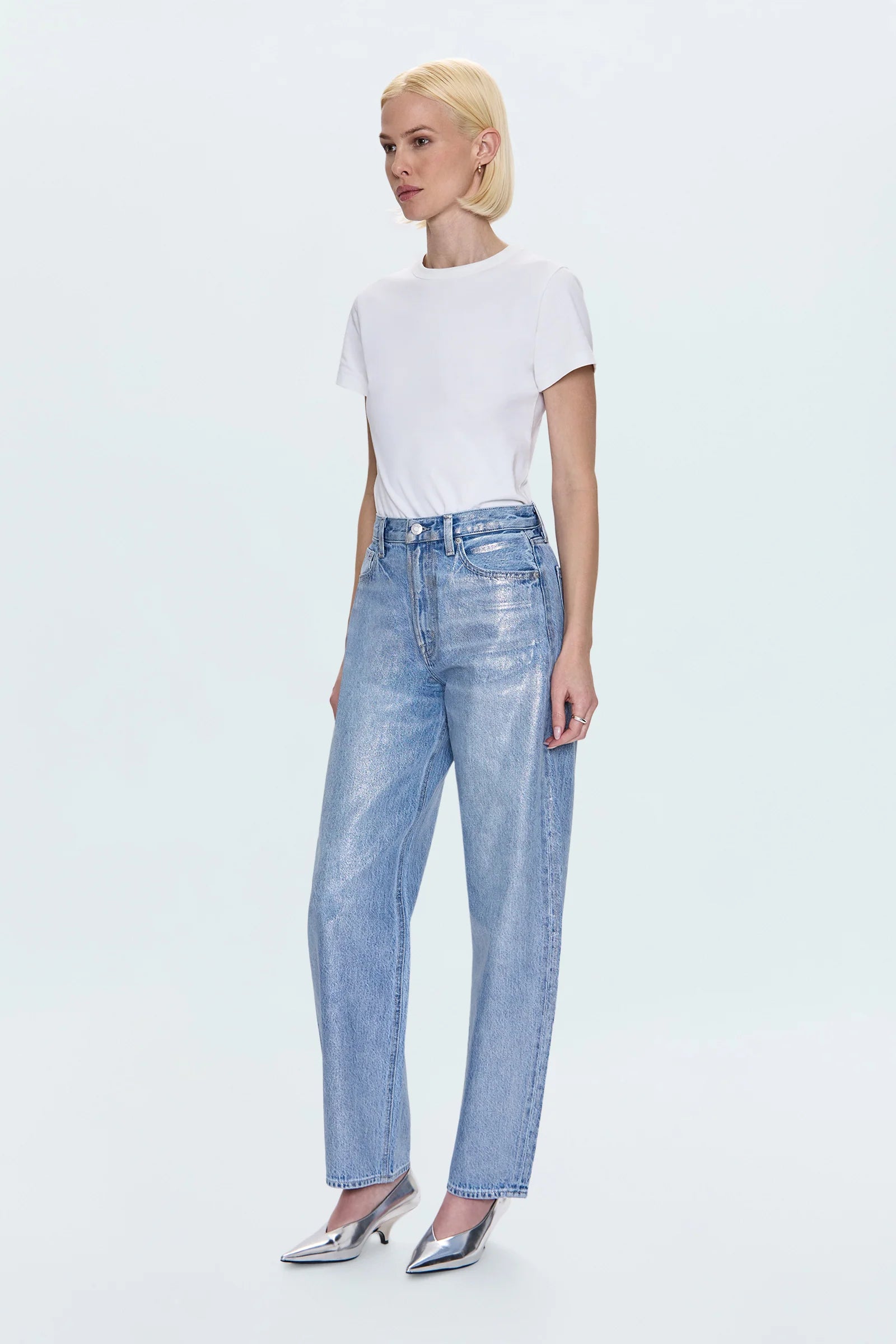 WES HIGH RISE BARREL JEAN IN SPELLBOUND