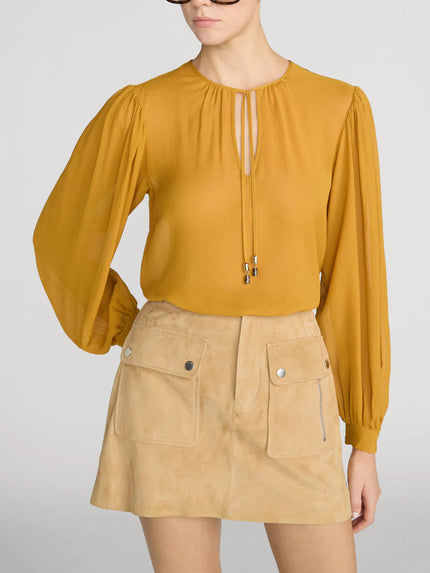 THE SILK AMULET BLOUSE