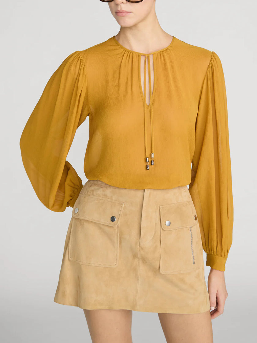THE SILK AMULET BLOUSE