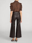 THE GILLIAN TOP IN LIGHT LEOPARD