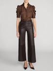 THE GILLIAN TOP IN LIGHT LEOPARD