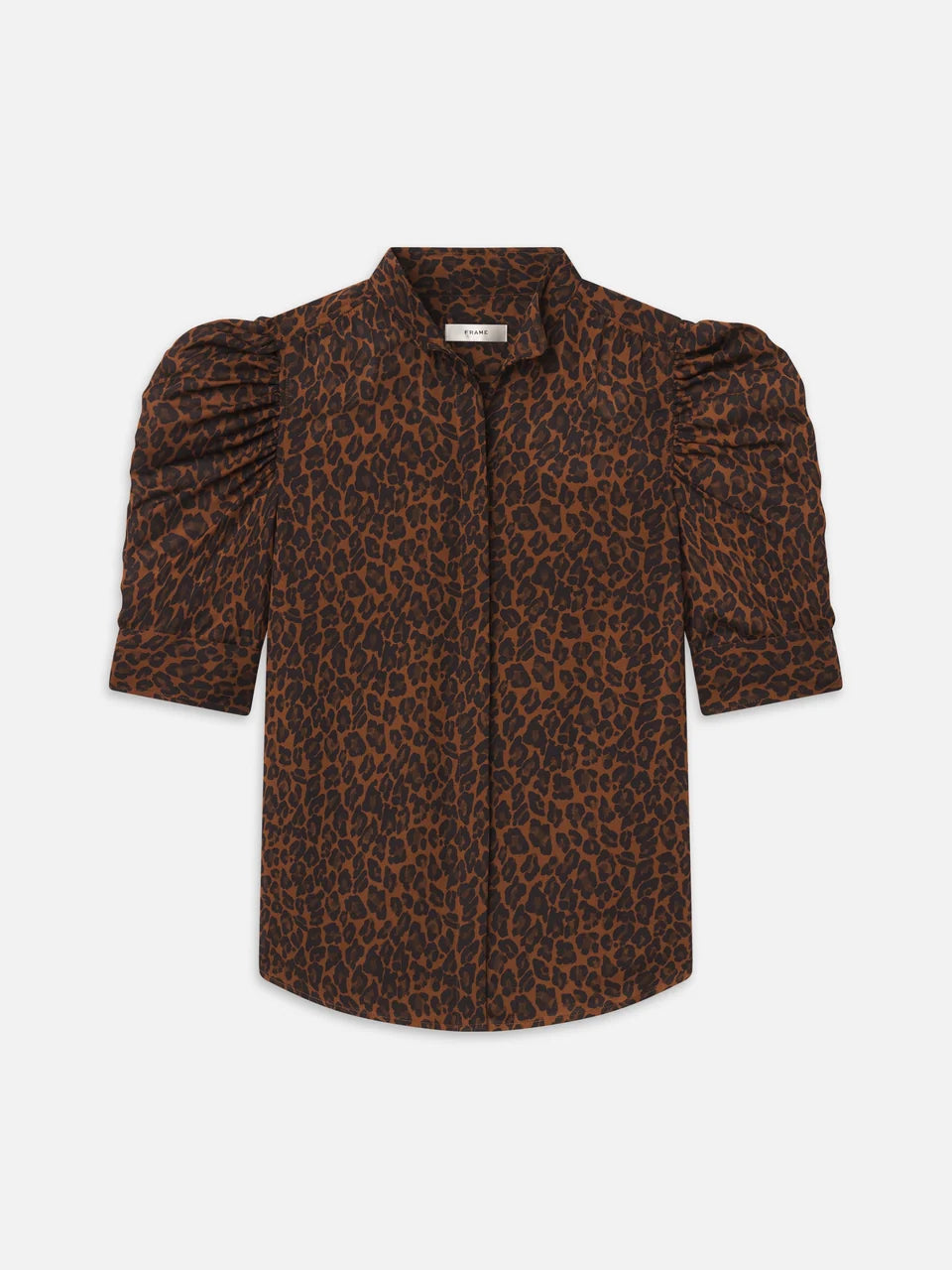 THE GILLIAN TOP IN LIGHT LEOPARD