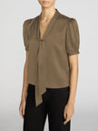 THE SONNET BLOUSE IN MOSS