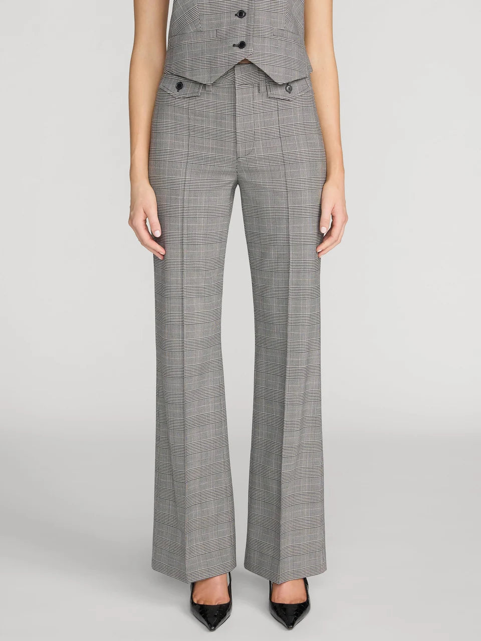 THE REBOOT TROUSER IN BLACK PLAID
