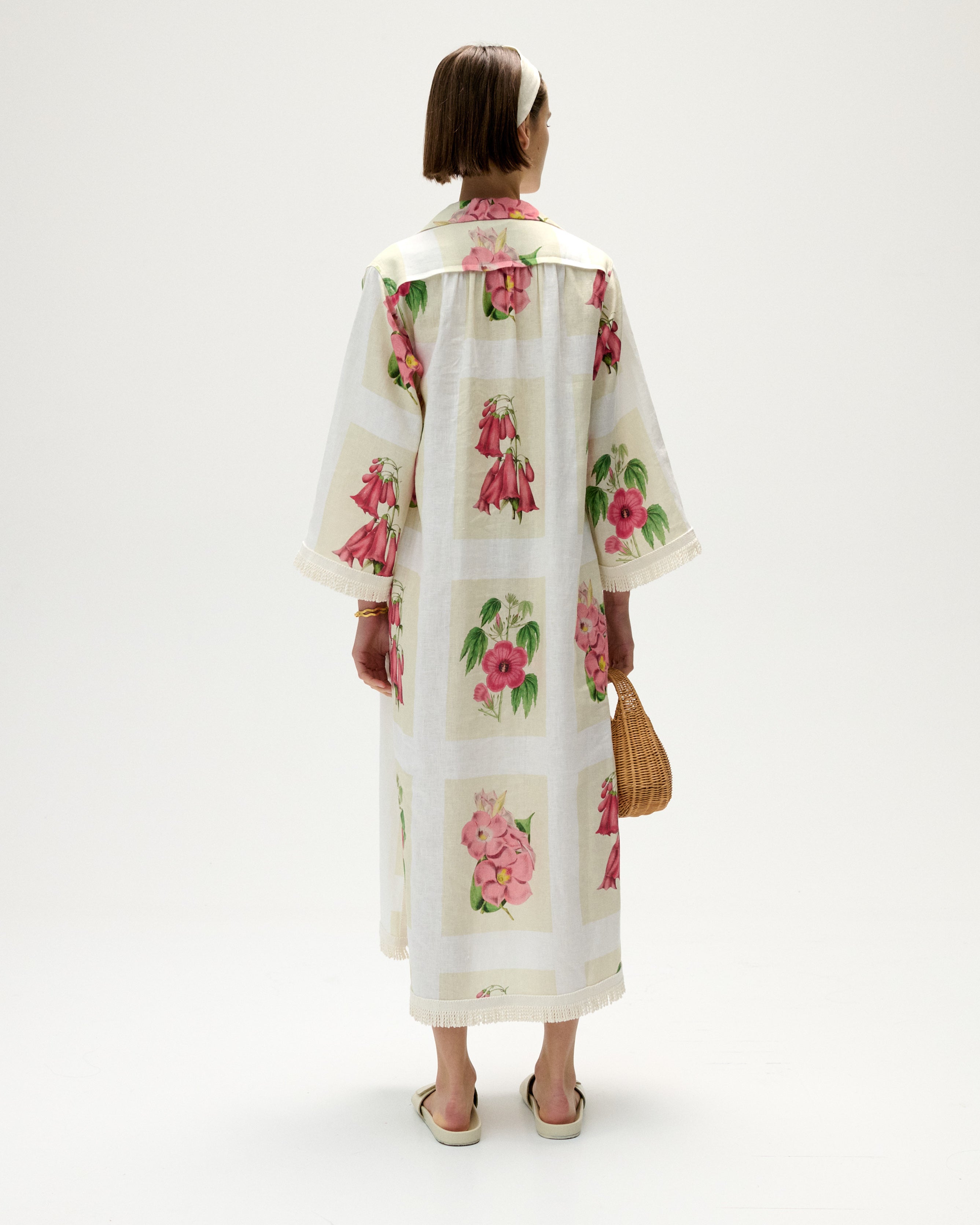 VERANDAH FLORAL LONG TUNIC DRESS