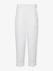 OCTAVIA PANT IN SOLID COTTON LINEN
