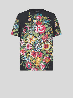 TSHIRT WITH BOUQUET PRINT