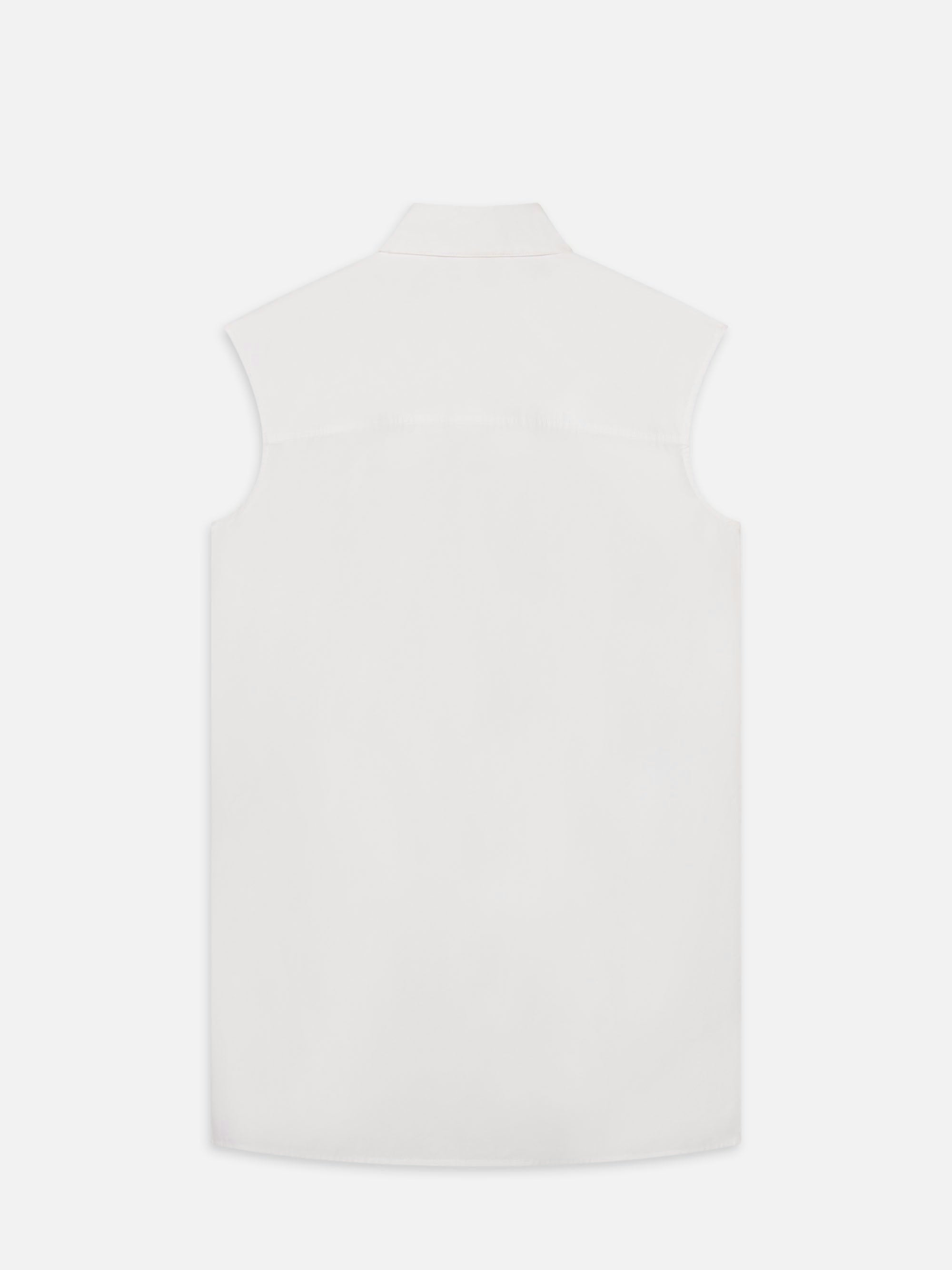 THE SLEEVELESS SHIRT DRESS