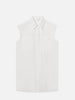 THE SLEEVELESS SHIRT DRESS