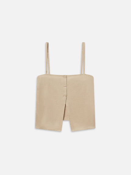 THE LINEN BUTTON UP CAMI
