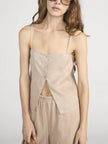 THE LINEN BUTTON UP CAMI