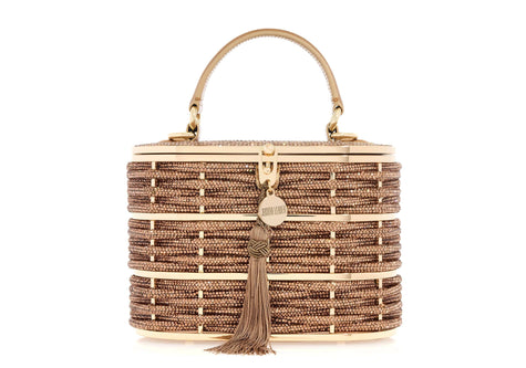 WILLOW CRYSTAL WOVEN TOP HANDLE