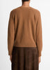 WOOL AND CASHMERE BLEND POCKET VNECK CARDIGAN