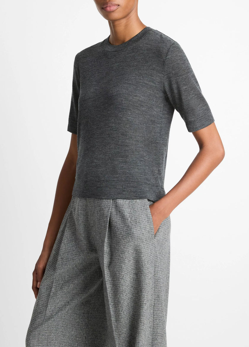 WOOL SHRUNKEN TSHIRT