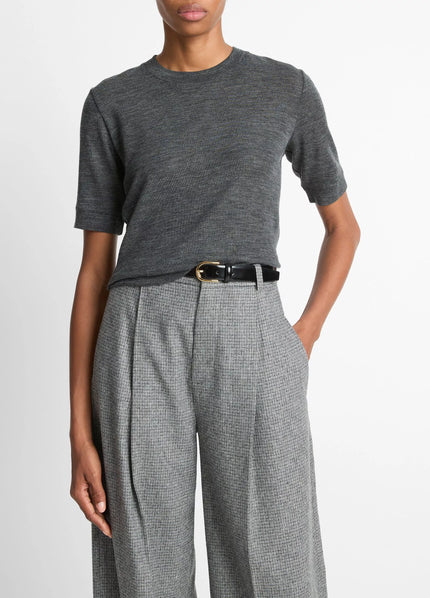 WOOL SHRUNKEN TSHIRT