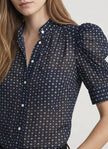 THE TIE PRINT GILLIAN TOP