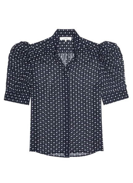 THE TIE PRINT GILLIAN TOP