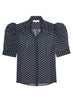 THE TIE PRINT GILLIAN TOP