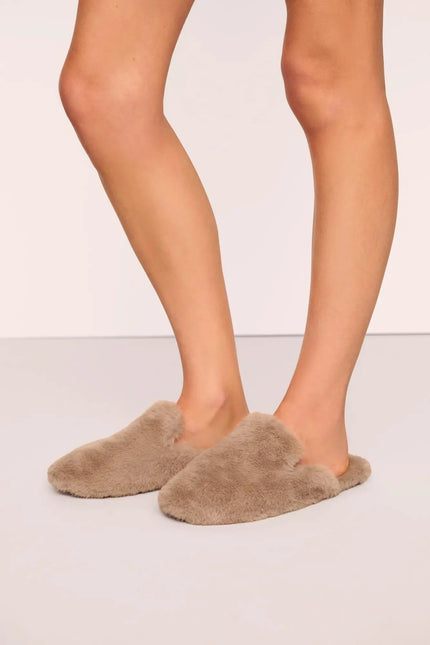 PLUSH MULE SLIPPER