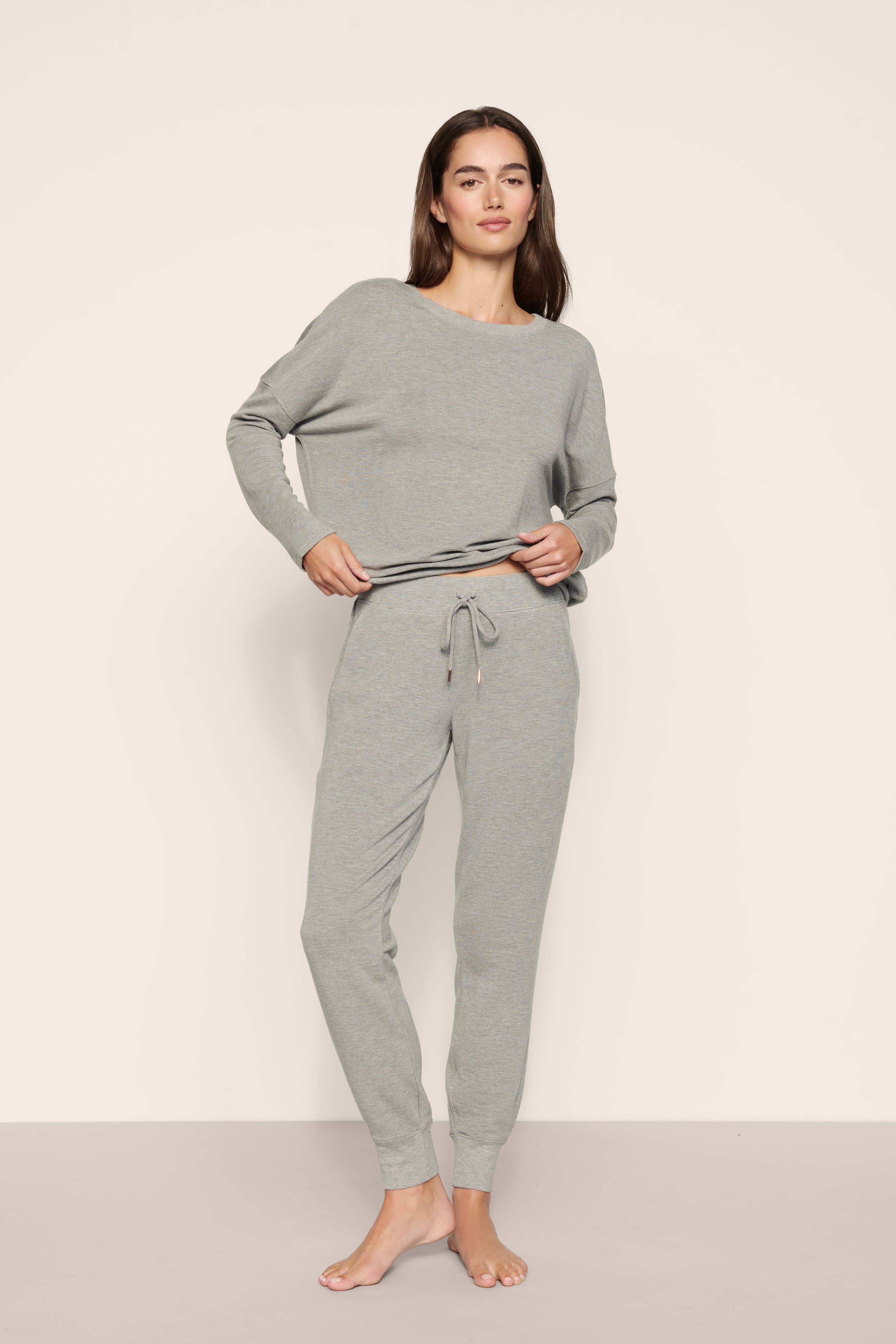 SOFTEST SWEATS JOGGER IN DARK HEATHER GREY