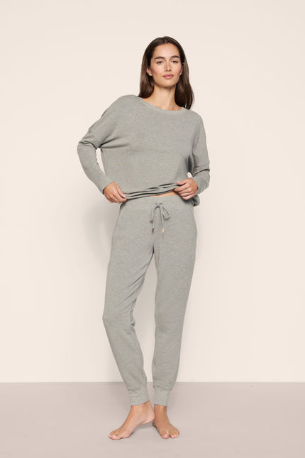 SOFTEST SWEATS JOGGER IN DARK HEATHER GREY