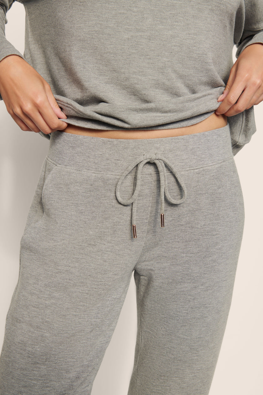 SOFTEST SWEATS JOGGER IN DARK HEATHER GREY
