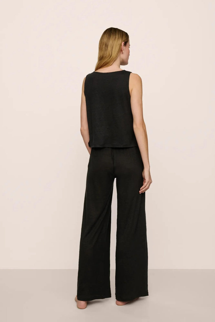 ORGANIC LINEN KNIT HIGH WAISTED PANT