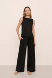 ORGANIC LINEN KNIT HIGH WAISTED PANT