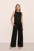ORGANIC LINEN KNIT HIGH WAISTED PANT
