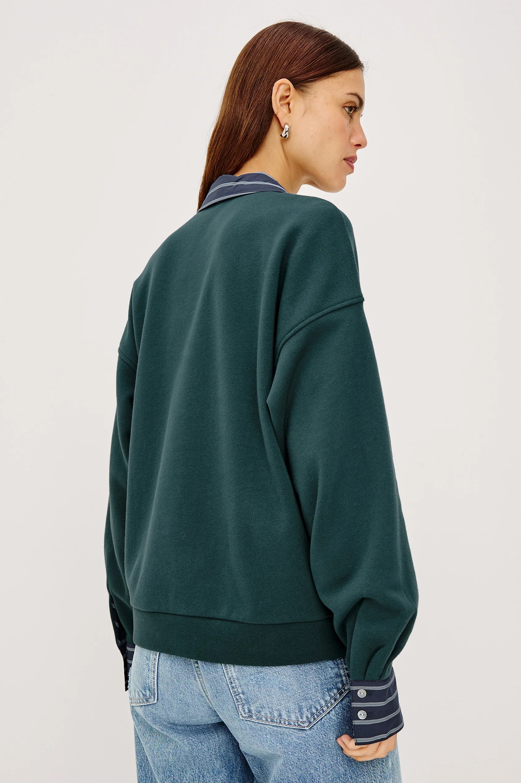 ZAVIER SWEATSHIRT IN FOREST