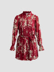 HANDSKETCHED FLORAL ESTELLE DRESS