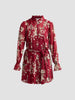 HANDSKETCHED FLORAL ESTELLE DRESS