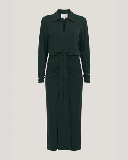 SEFERINA DRESS IN DEEP MALACHITE