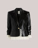 VEGAN LEATHER LE PETIT ROXIE BLAZER