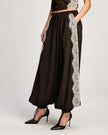 ESME SATIN VERNE PANT IN ESPRESSO