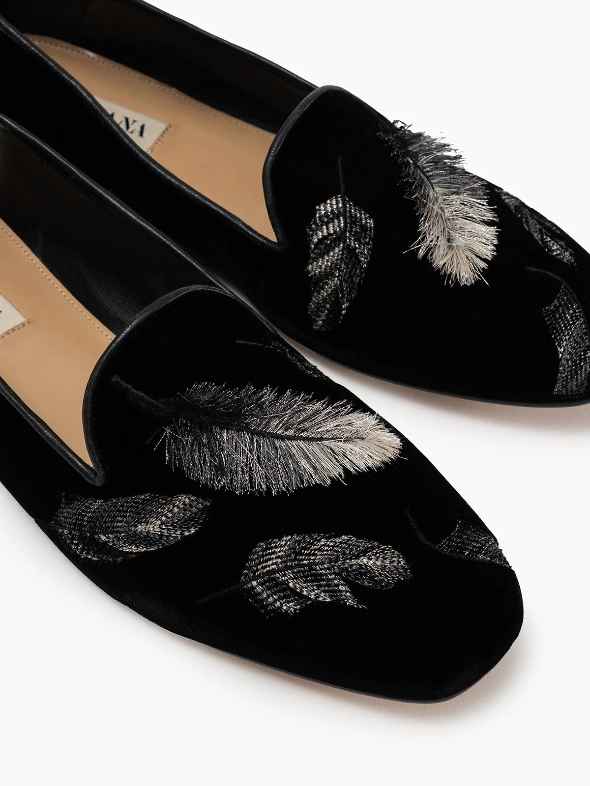 GIGI SMOKING SLIPPER BLACK