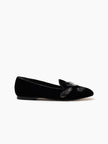 GIGI SMOKING SLIPPER BLACK