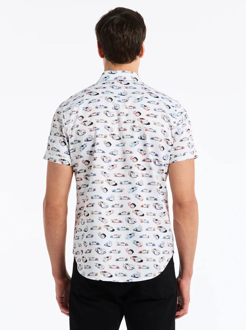 NEON WHEELS WOVEN SHIRT