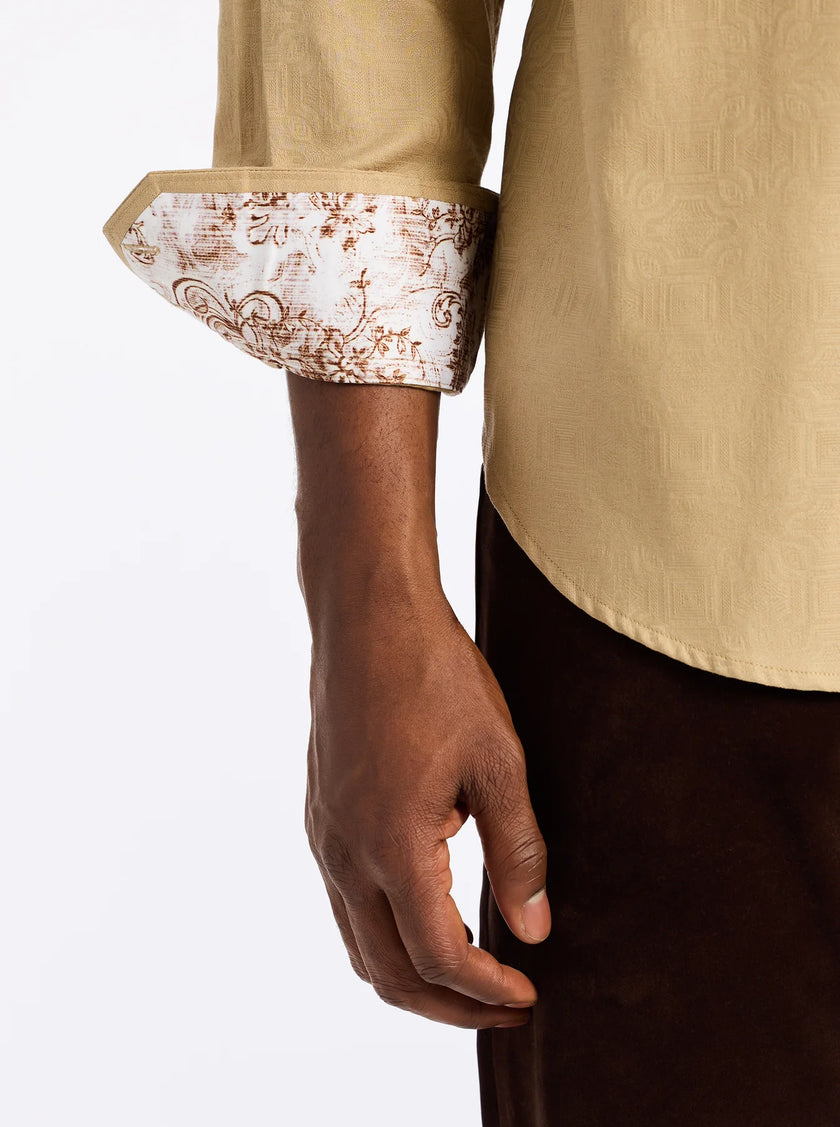 ODYSSEY LONG SLEEVE BUTTON DOWN SHIRT